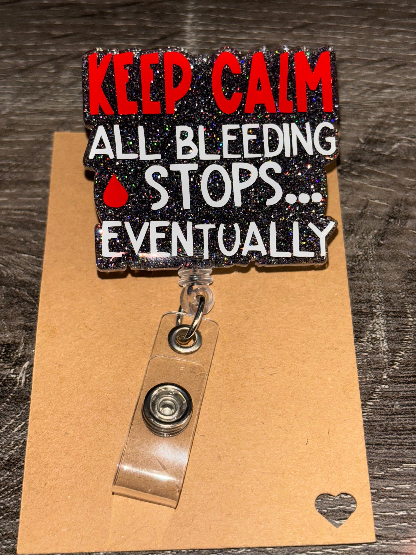 Keep Calm Badge Reel