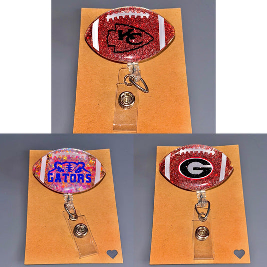 Custom Football Badge Reel