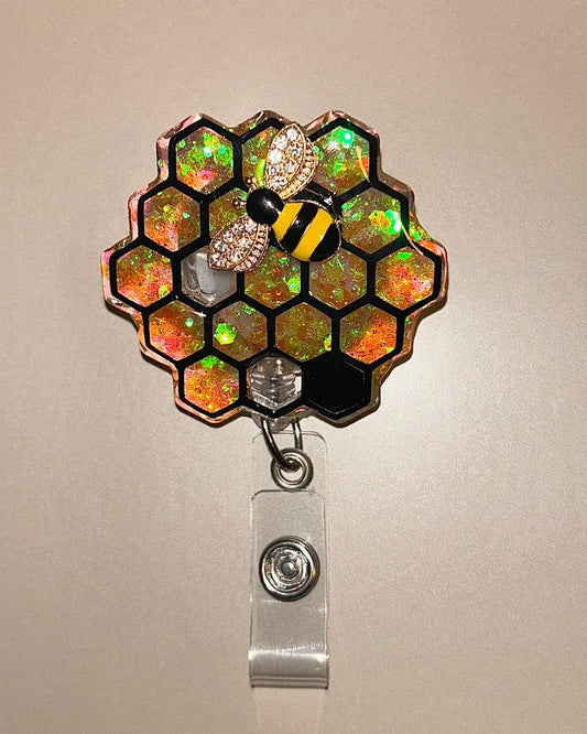 Honeycomb Badge Reel