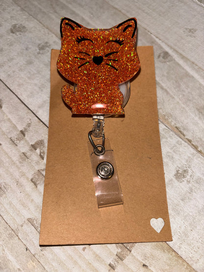 Cat Badge Reel