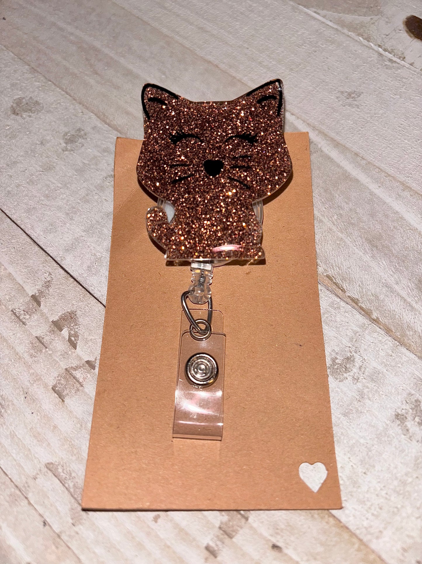 Cat Badge Reel