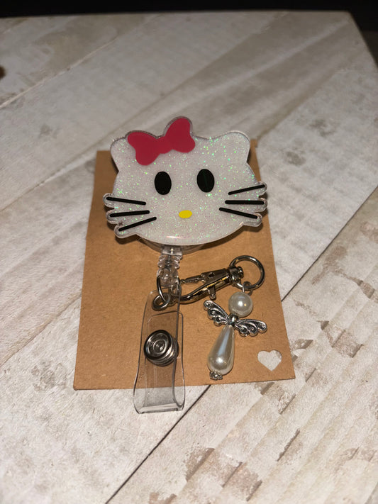 Cat Head Badge Reel