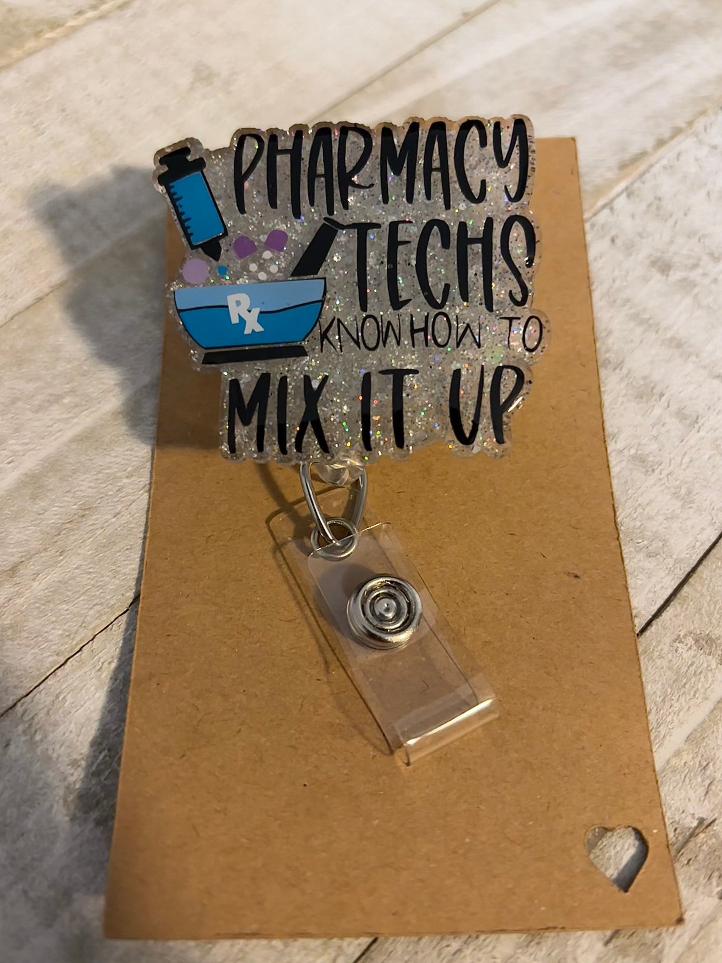 Pharmacy Tech Badge Reel