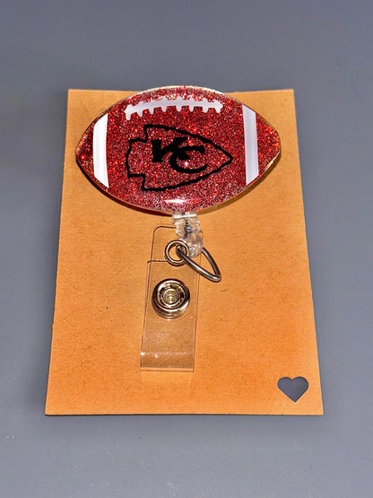 Custom Football Badge Reel